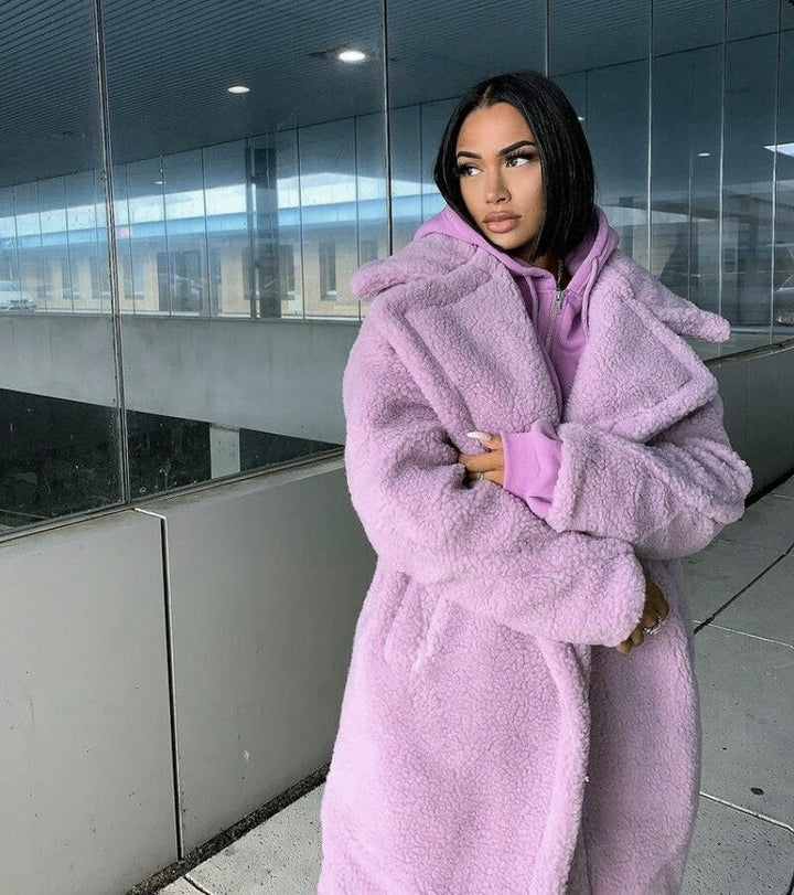 Lurena - Long Teddy Coat