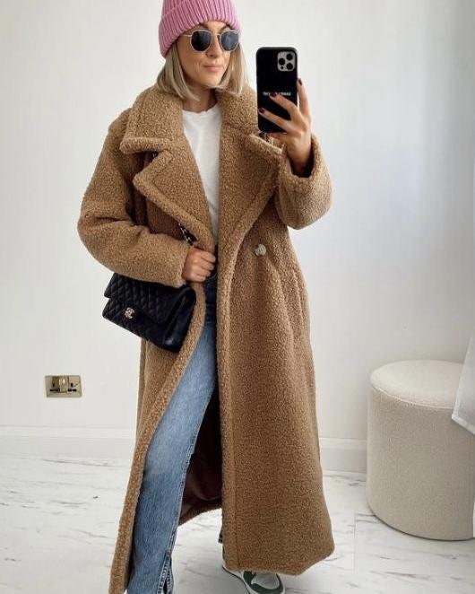 Lurena - Long Teddy Coat