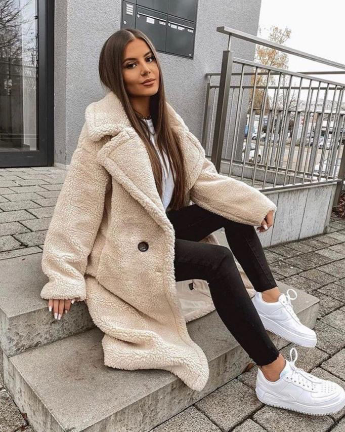 Lurena - Long Teddy Coat